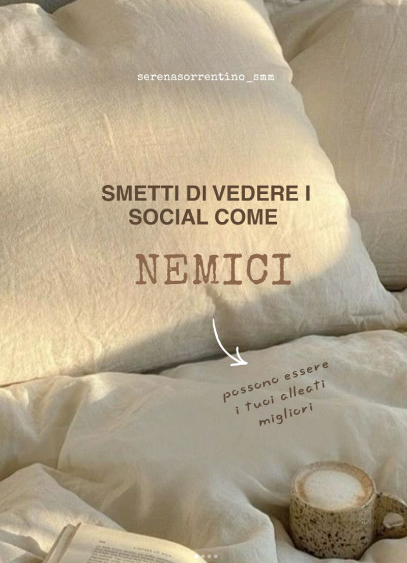 Serena Sorrentino - Gestione Social Portfolio lavori
