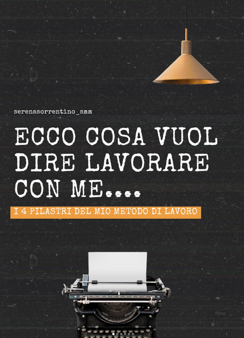 Serena Sorrentino - Gestione Social Portfolio lavori